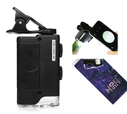 Portable Cellphone Clip-on Microscope